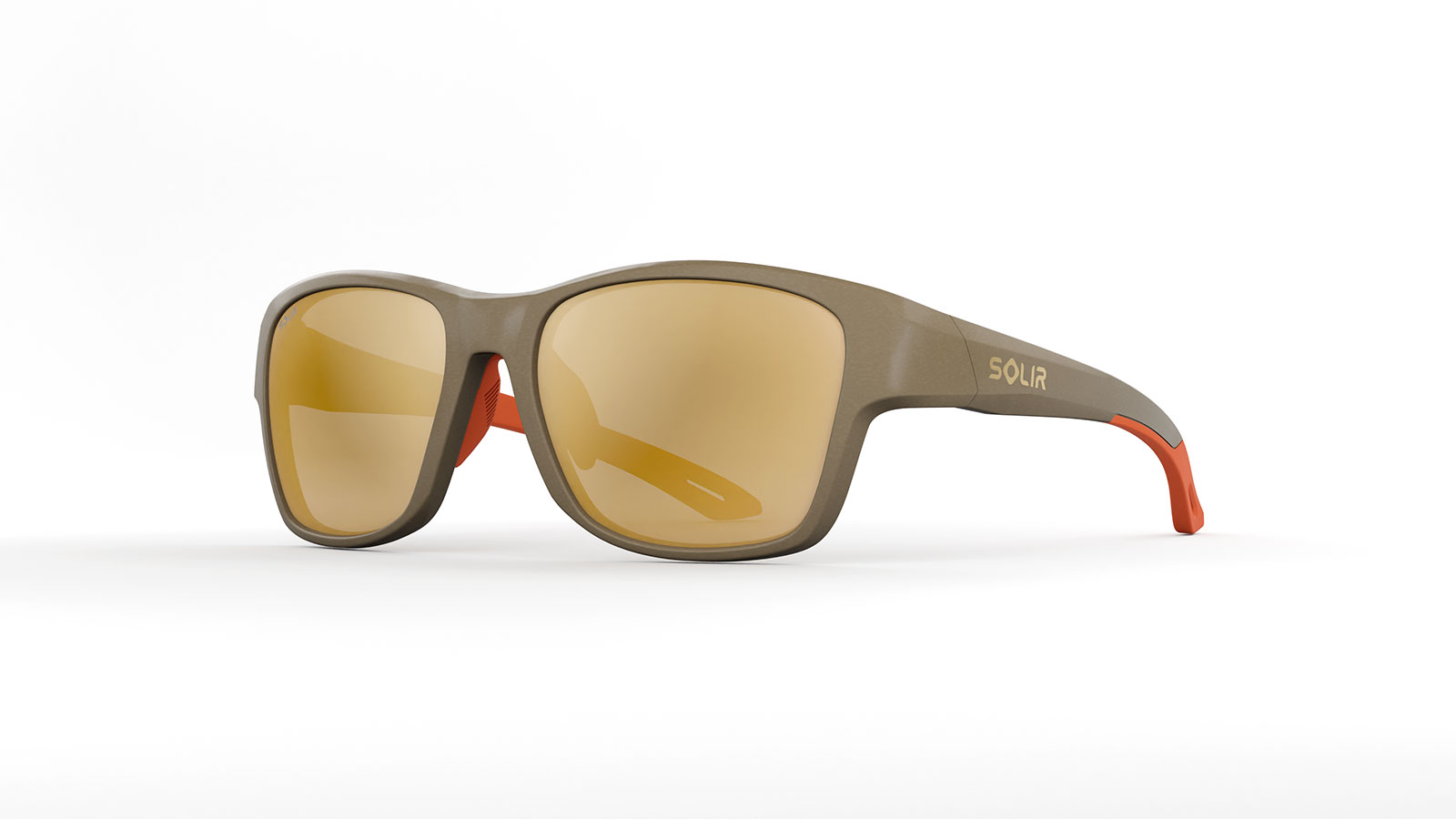 Harvest Infrared Protection Sunglasses- Matte Chocolate with Bronze ...